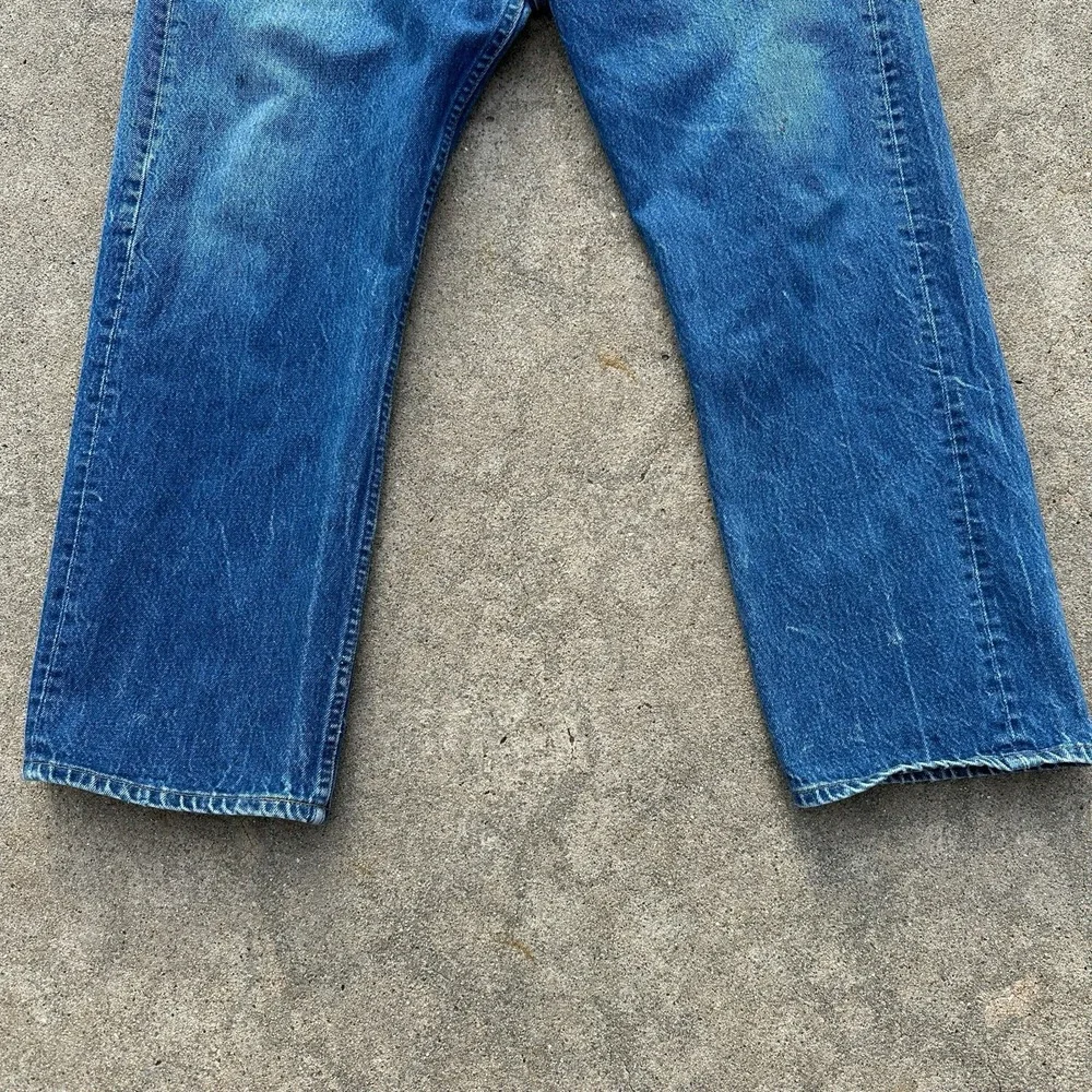 VTG 80s Levi's 501xx Made in USA Men's 40x30 (36x27) Blue Denim Button Fly Jeans